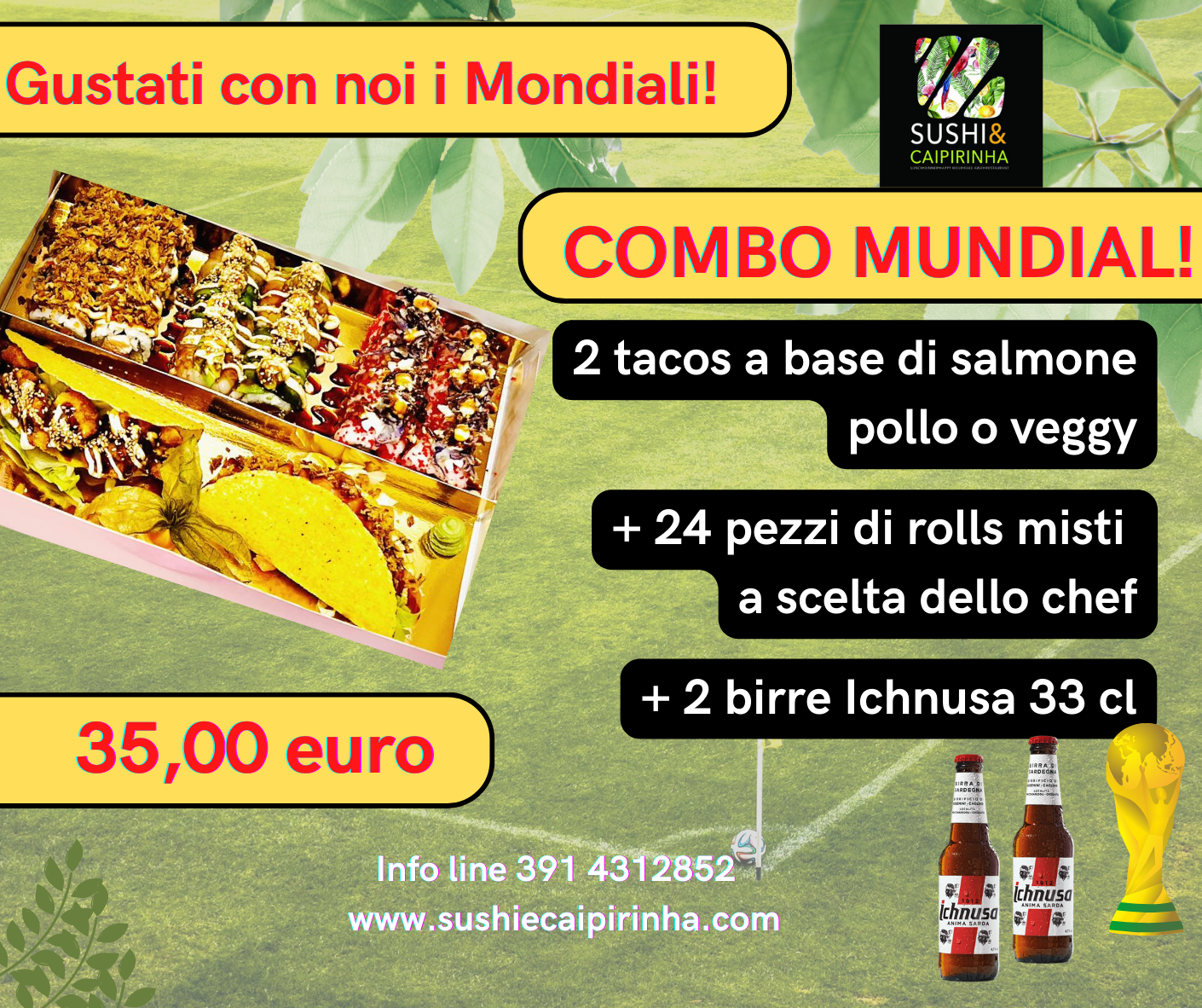 Combo MUNDIAL da asporto o consegna a domicilio